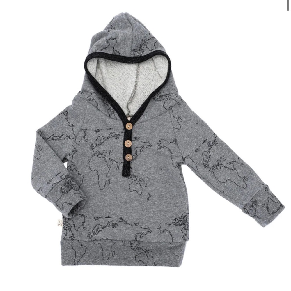 Childhood Clothing Henley Hoodie - Size 5T